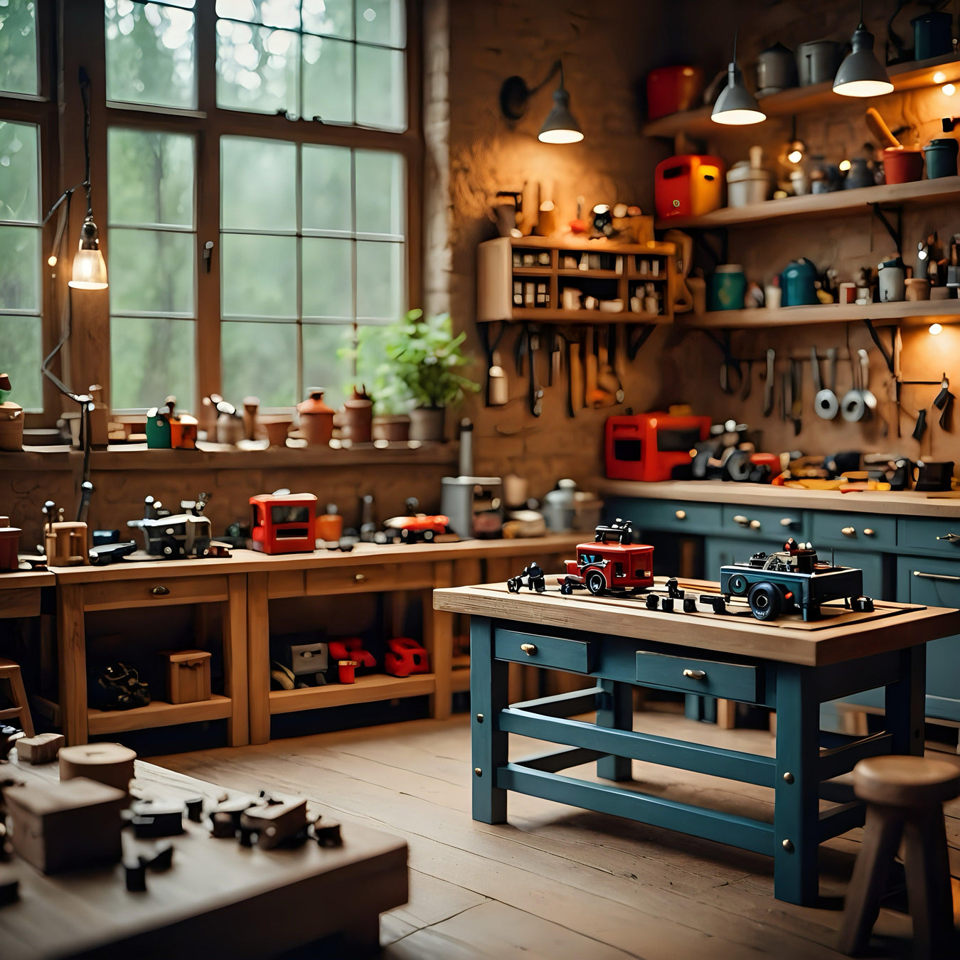 Toy Work Benches and Tools - Little and Giant Explorers