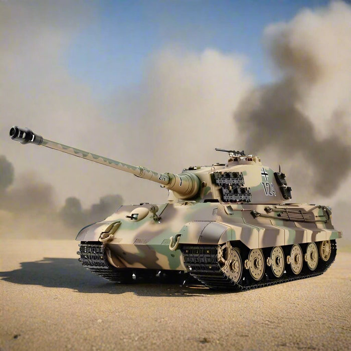 1:16 King Tiger Henschel RC Tank with Smoke and Sound - Little and Giant Explorers Heng Long