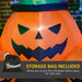 1.2m Inflatable Halloween Pumpkin Family | LED Lights and Weather-Resistant Polyester OUTSUNNY - Little and Giant Explorers Outsunny