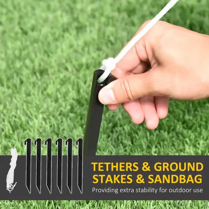 1.2m Inflatable Halloween Pumpkin Family | LED Lights and Weather-Resistant Polyester OUTSUNNY - Little and Giant Explorers Outsunny