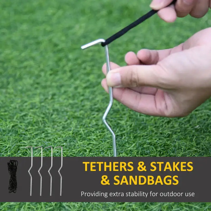 1.2m Inflatable Witch Ghost with Pumpkin Lantern | LED Lights and Weather-Resistant Polyester HOMCOM - Little and Giant Explorers HOMCOM