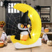 1.55m Inflatable Halloween Owl on Luminous Crescent Moon | LED and Tunnel Lights COSTWAY - Little and Giant Explorers Costway