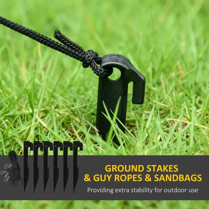 1.5m Halloween Inflatable Pumpkin Archway with Ghost | LED Lights - Outdoor Decoration OUTSUNNY - Little and Giant Explorers Outsunny