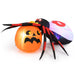1.5m Inflatable Halloween Spider and Pumpkin | LED, Flashing Eyes and Rotating Light COSTWAY - Little and Giant Explorers Costway