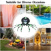 1.8m Halloween Inflatable Spider - Giant Design | LED Lights and Self-Inflating COSTWAY - Little and Giant Explorers Costway