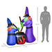 1.8m Halloween Inflatable Witches with Cauldron | LED Lights - Outdoor Decoration HOMCOM - Little and Giant Explorers HOMCOM