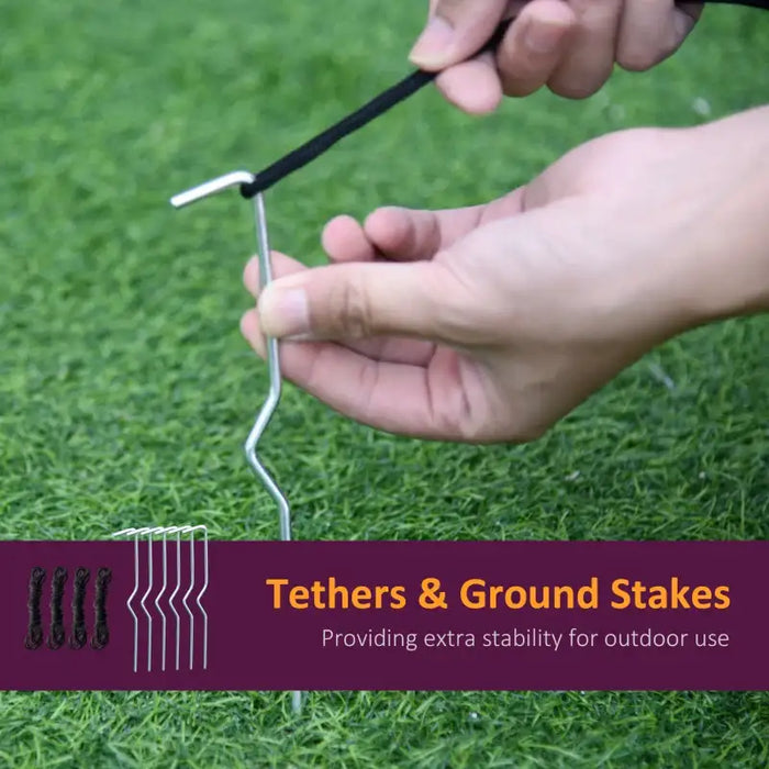 1.8m Halloween Inflatable Witches with Cauldron | LED Lights - Outdoor Decoration HOMCOM - Little and Giant Explorers HOMCOM