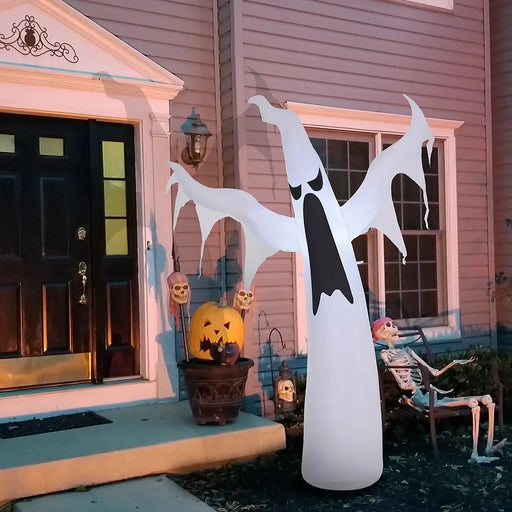 1.8m Inflatable Halloween Ghost | LED Lights - Indoor and Outdoor Decoration HOMCOM - Little and Giant Explorers HOMCOM