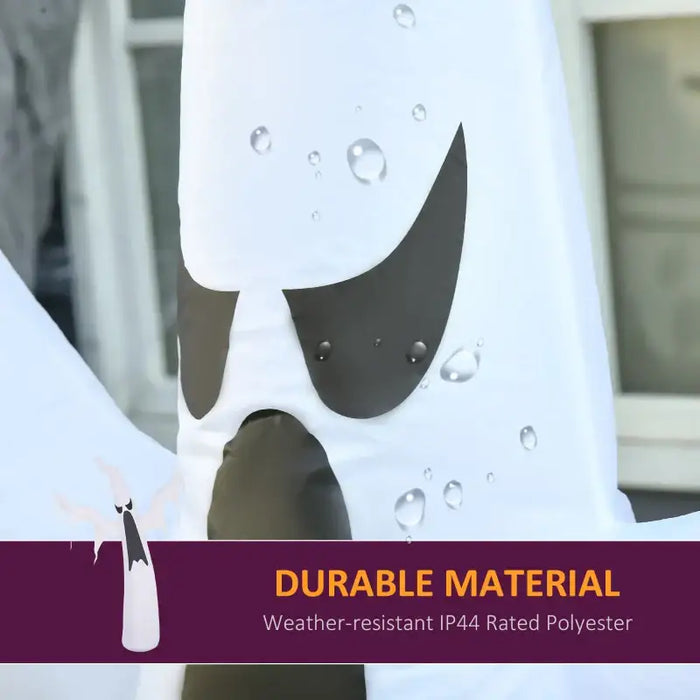 1.8m Inflatable Halloween Ghost | LED Lights - Indoor and Outdoor Decoration HOMCOM - Little and Giant Explorers HOMCOM