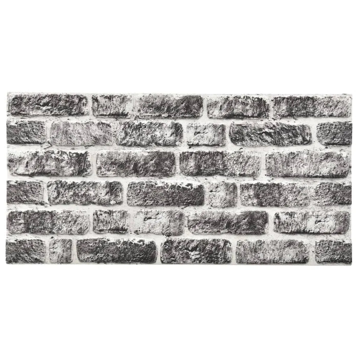 10 3D Wall Panels 'Brick Design' in Dark Grey - Little and Giant Explorers vidaXL