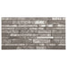 10 3D Wall Panels with Dark Grey Brick Design - Little and Giant Explorers vidaXL