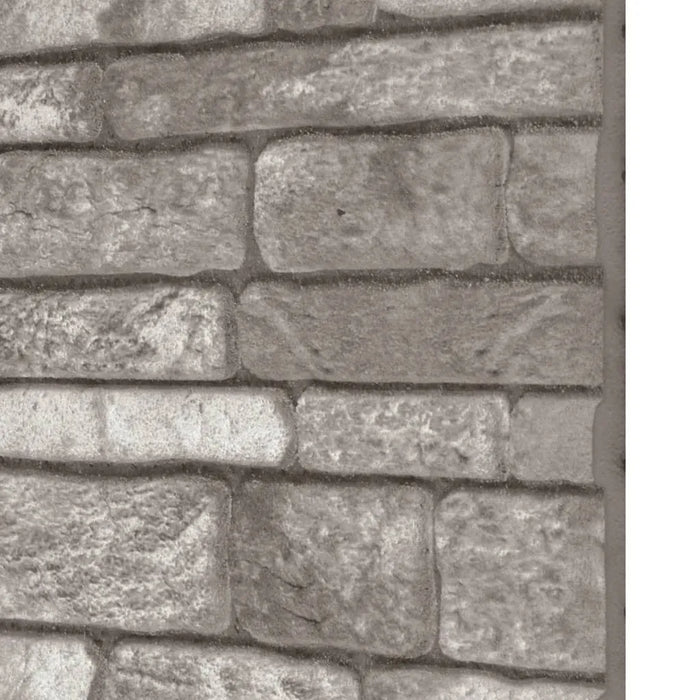 10 3D Wall Panels with Dark Grey Brick Design - Little and Giant Explorers vidaXL