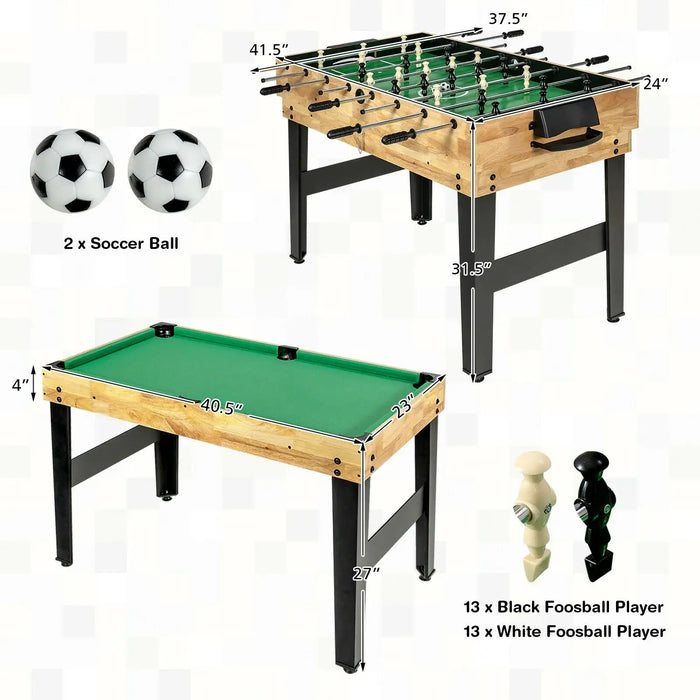 10-in-1 Multi-Game Table – Foosball, Pool and Table Tennis | COSTWAY - Little and Giant Explorers Costway