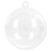 100-Piece Christmas Transparent Bauble Set – 10cm Clear Ornaments | Durable Plastic VIDAXL - Little and Giant Explorers vidaXL