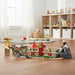 100-Piece Wooden City Train Set | Battery-Powered Engine, Crane and Multi-Level Track AIYAPLAY - Little and Giant Explorers