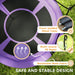 100cm Diameter Nest Swing Seat for Kids in Purple - Little and Giant Explorers AIYAPLAY