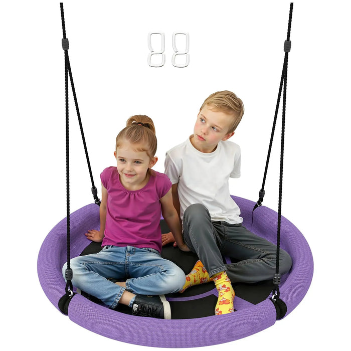 100cm Diameter Nest Swing Seat for Kids in Purple - Little and Giant Explorers AIYAPLAY