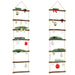 100cm Wooden Ladder-Shaped Wall Decorations (Set of 2) | Rustic Natural Branches VIDAXL - Little and Giant Explorers vidaXL