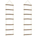 100cm Wooden Ladder-Shaped Wall Decorations (Set of 2) | Rustic Natural Branches VIDAXL - Little and Giant Explorers vidaXL