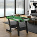 104cm Folding Mini Pool Table Set with 2 Cues, 16 Balls, Chalk, Triangle and Brush - Little and Giant Explorers SPORTNOW