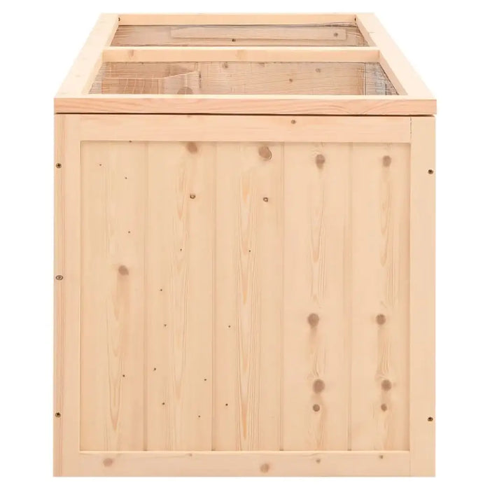 104cm Wooden Hamster Cage | Large Small Animal Enclosure - Mesh Roof and Pull-Out Tray VIDAXL - Little and Giant Explorers vidaXL