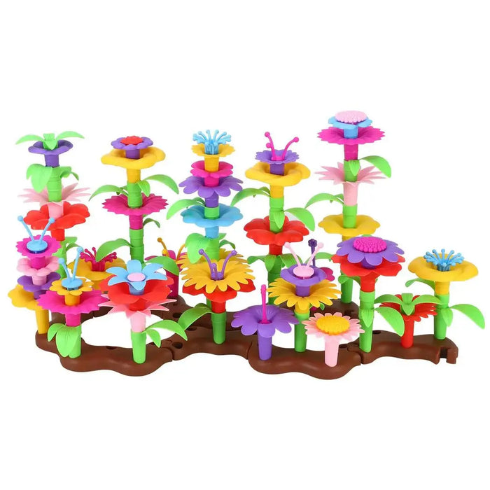 108-Piece Garden World Flower Building Set | Colourful Stacking Playset SOKA® - Little and Giant Explorers SOKA Play Imagine Learn