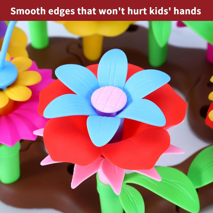 108-Piece Garden World Flower Building Set | Colourful Stacking Playset SOKA® - Little and Giant Explorers SOKA Play Imagine Learn