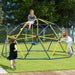 10FT Dome Climber with Swing | Ultimate Indoor/Outdoor Playground (Blue Edition) - Little and Giant Explorers Costway
