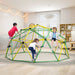 10FT Dome Climber with Swing | Ultimate Indoor/Outdoor Playground (Green Edition) - Little and Giant Explorers Costway