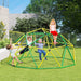 10FT Dome Climber with Swing | Ultimate Indoor/Outdoor Playground (Green Edition) - Little and Giant Explorers Costway