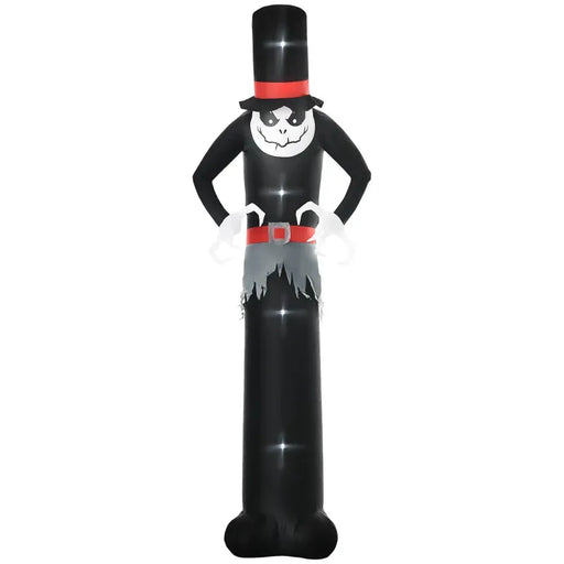 10FT Halloween Inflatable Tall Ghost with Built-In LEDs - Little and Giant Explorers Outsunny