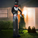 10FT Halloween Inflatable Tall Ghost with Built-In LEDs - Little and Giant Explorers Outsunny