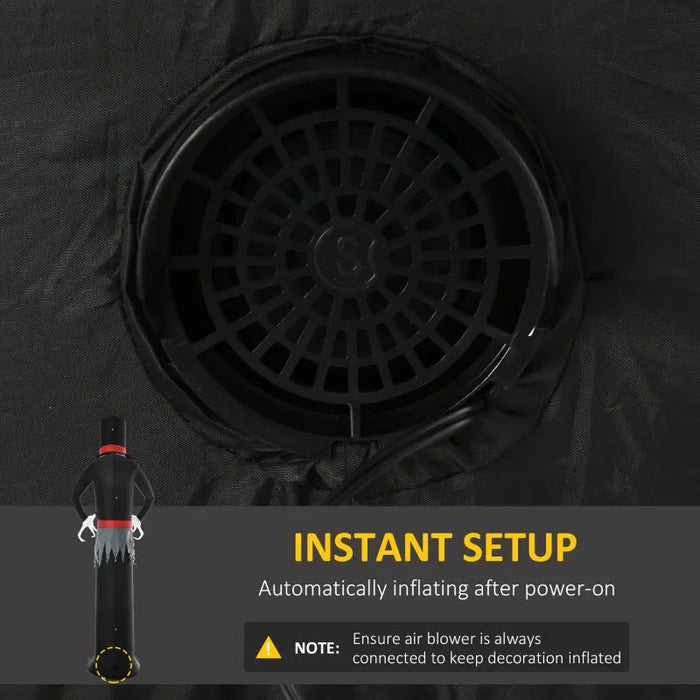 10ft Inflatable Halloween Skinny Ghost - LED Lights | Weather-Resistant Polyester OUTSUNNY - Little and Giant Explorers Outsunny