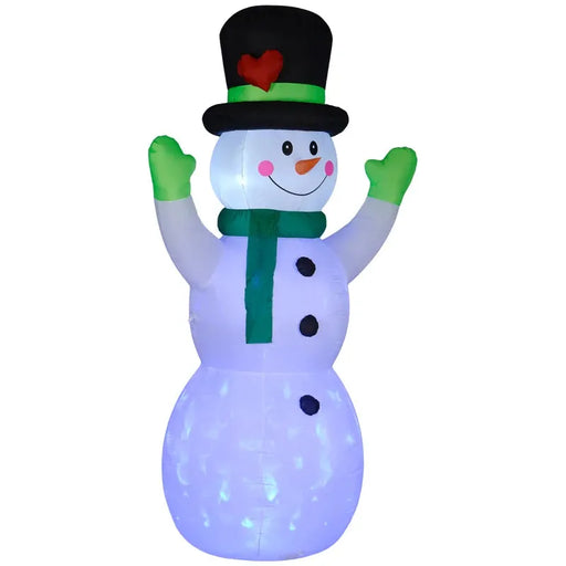 10FT Inflatable Snowman with Accessories - Little and Giant Explorers Outsunny