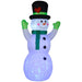 10FT Inflatable Snowman with Accessories - Little and Giant Explorers Outsunny