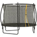 10FT Trampoline with Enclosure Net and Spring Cover in Black - Little and Giant Explorers SPORTNOW