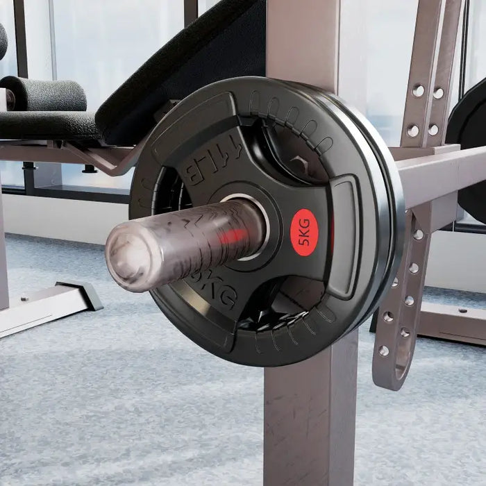 10kg Olympic Weight Plate Set – Black | 2x5kg Plates - Triple Grip and 5cm Centre Hole SPORTNOW - Little and Giant Explorers SPORTNOW