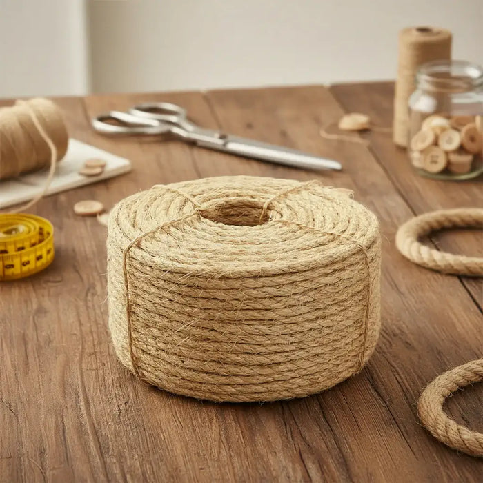 10mm Natural Sisal Rope - 250m | 100% Sisal Fibre - Heavy-Duty All-Purpose VIDAXL - Little and Giant Explorers vidaXL