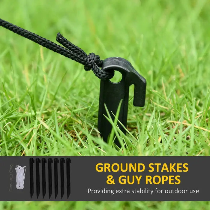 11.8ft Inflatable Halloween Ghost | 4 Inner Lights with Rotating Flame Effect OUTSUNNY - Little and Giant Explorers Outsunny