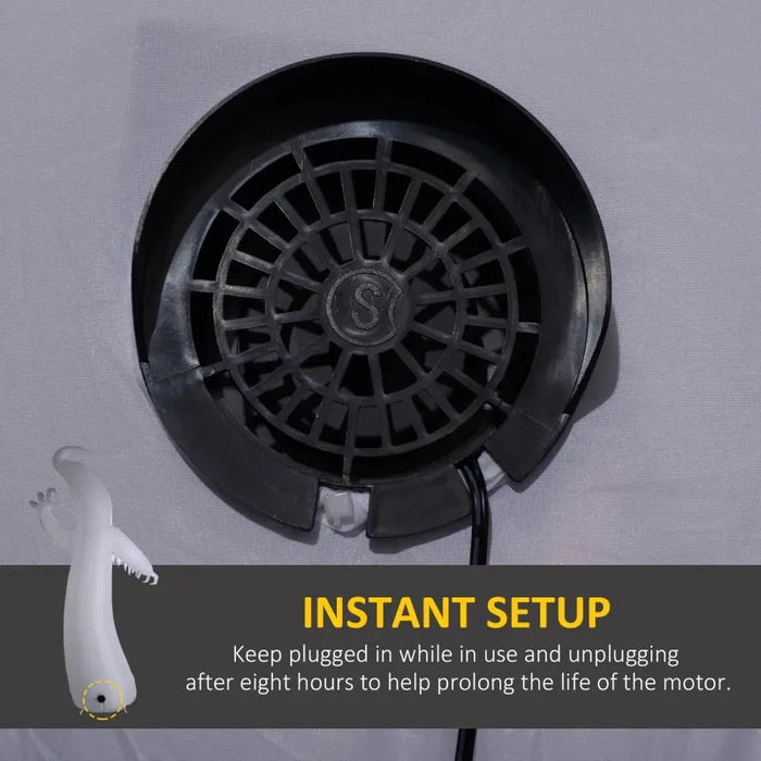 11.8ft Inflatable Halloween Ghost | 4 Inner Lights with Rotating Flame Effect OUTSUNNY - Little and Giant Explorers Outsunny