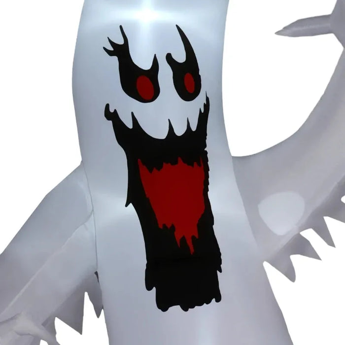 11.8FT Tall Halloween Inflatable Spooky Ghost with Build-In LEDs and Rotating Light - Little and Giant Explorers Outsunny