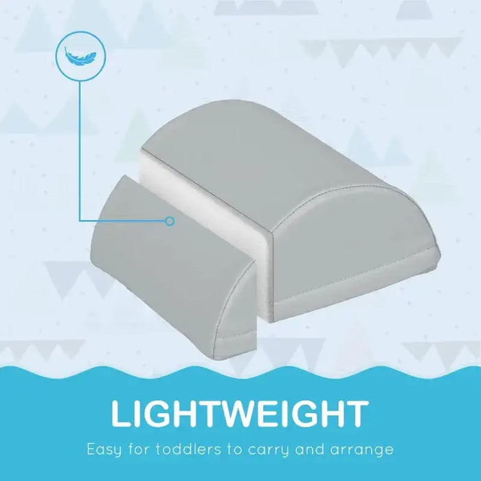 11 Piece Soft Play Equipment for Climb and Crawl - Little and Giant Explorers HOMCOM