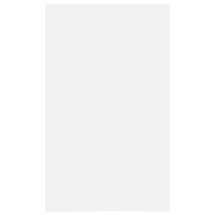 Blank white stretched canvas for painting, rectangular, plain background