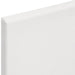 Close-up of blank stretched artist canvas with white textured painting surface
