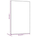 Blank stretched canvas 100x60x1.5 cm with dimensions labeled for artists