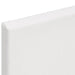 Close-up of blank stretched canvas for professional painting, white surface, square edge