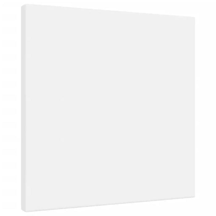 Blank stretched canvas 30x30cm for professional painting, white artist canvas panel