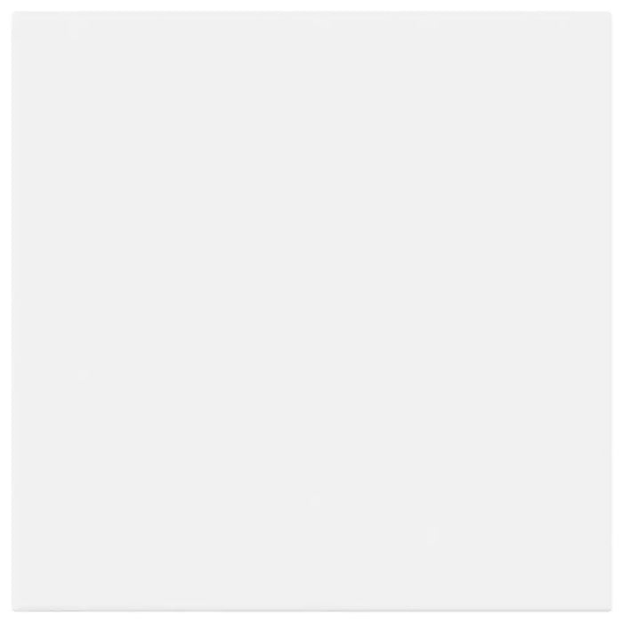 Blank white stretched canvas for painting, square, 30x30cm, studio art supply