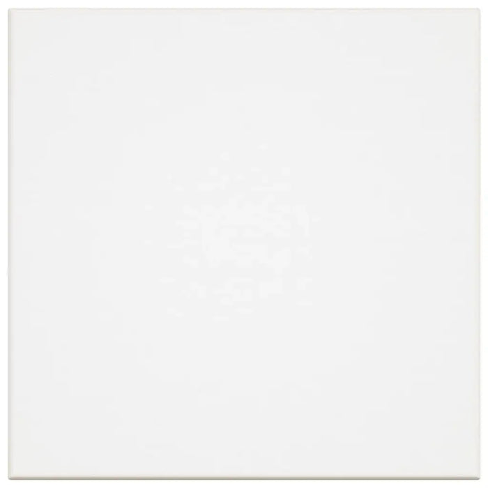 12 Stretched Canvases in White Fabric and Solid Wood Pine (35 x 35 x 1.5cm) - Little and Giant Explorers vidaXL