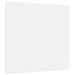 Blank stretched canvas 40x40x1.5cm for professional painting, close-up